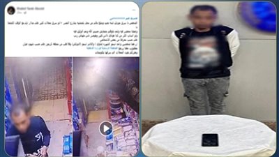 سقوط لص سرق هاتفا ومبلغا ماليا من محل تجاري بأسلوب المغافلة في الإسكندرية