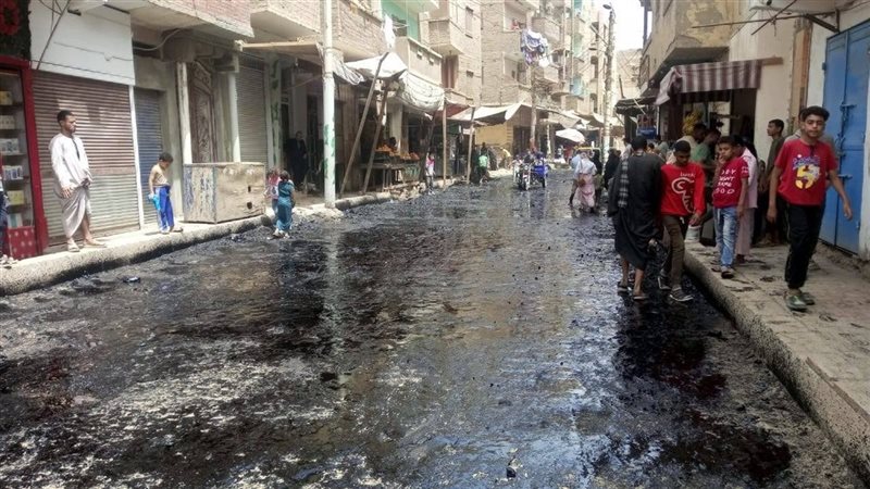 رضف الشوارع في أسيوط