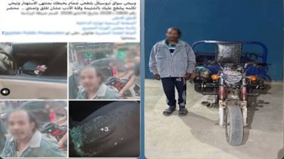 ضبط سائق تروسيكل اعتدى على مواطن وحطم سيارته بكرداسة