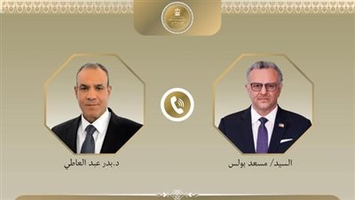 شراكة استراتيجية ورسائل حاسمة.. ماذا دار في اتصال عبد العاطي ومسعد بولس؟