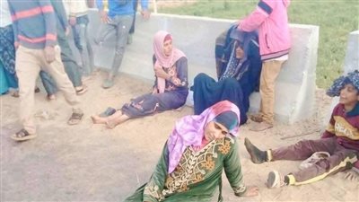 مصرع شخصين وإصابة 15 عامل في حادث مروع على طريق الخطاطبة بالمنوفية