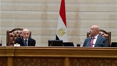 عقيلة صالح يشيد بمصر: القاهرة تقود جهودا عملية لتقريب وجهات النظر بين الأطراف الليبية