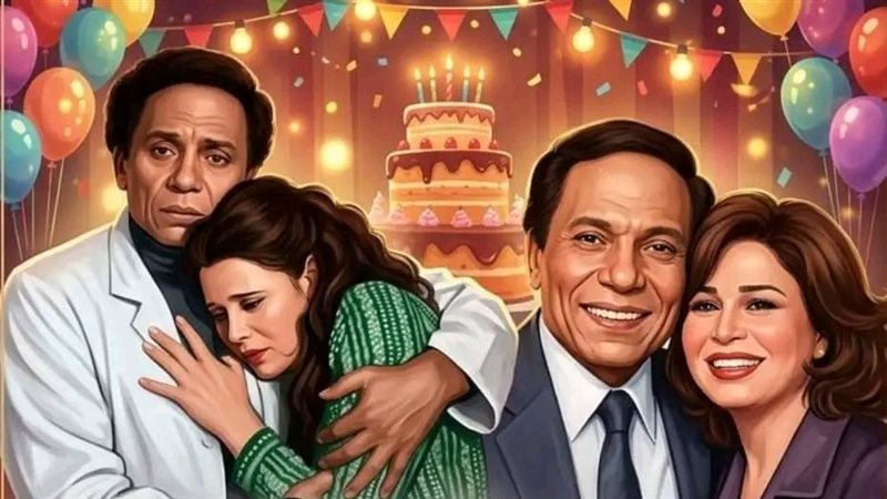 عادل إمام وإلهام