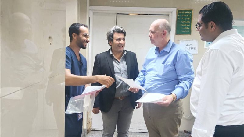 جانب من الجولة لقيادات