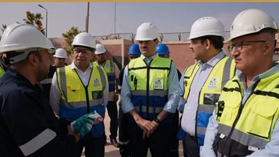 جولة ميدانية لرئيس إيجاس لمتابعة كفاءة التشغيل بمواقع الغاز والبوتاجاز