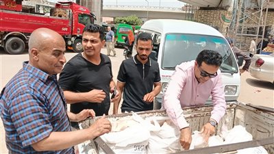 ضبط ربع طن دواجن ولحوم فاسدة قبل بيعها للمواطنين بالباجور بالمنوفية