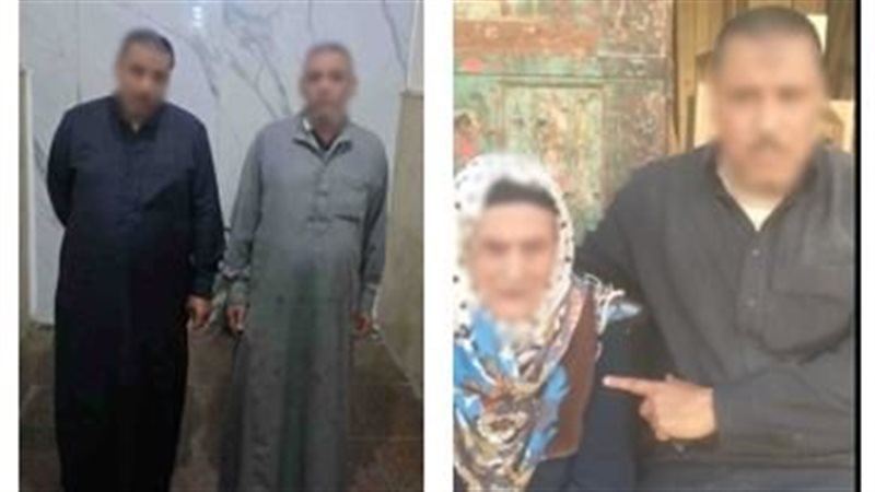 المتهمان عقب القبض