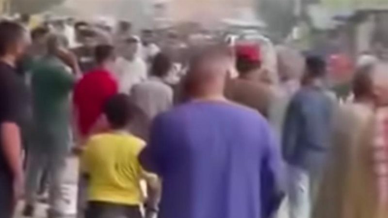 جانب من الحادث 