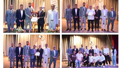تكريم محمد معروف وطلاب الجامعة المتميزين في احتفالية كبرى ببني سويف