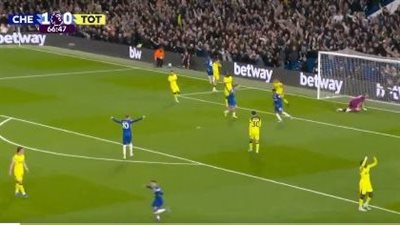 نتيجة وأهداف مباراة تشيلسي وتوتنهام الشوط الثاني (2-1) في الدوري الإنجليزي