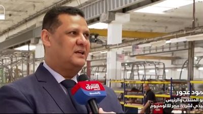 الرئيس التنفيذي لشركة مصر للألومنيوم: نعتمد استراتيجية توزيع مبيعات بنسبة 40% 