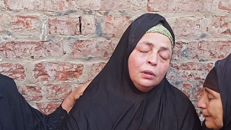 انهيار والدة المجنى