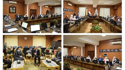 أنشطة وفعاليات محو الأمية ملفات هامة بأجندة جامعة بنى سويف 