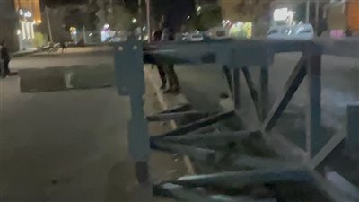 غلق كوبري الباجور العلوي بالمنوفية مؤقتًا لتركيب بوابة حديدية تمنع النقل الثقي