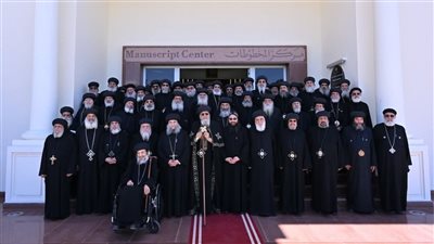 البابا تواضروس الثاني يترأس الجلسة العامة للمجمع المقدس 