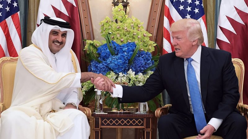 أمير قطر والرئيس