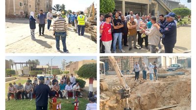 مياه بني سويف: تدريب العاملين علي أعمال الحماية المدنية ومتابعة الصرف ببياض