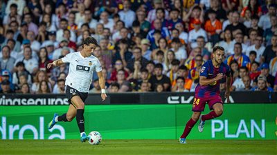 نتيجة وأهداف مباراة برشلونة وفالنسيا الشوط الثاني (1-3) بالدوري الإسباني