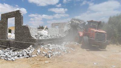 الجيزة تزيل ٤٣حالة تعدي ومخالفات بناء جديدة ضمن الموجة ٢٩ لإزالة التعديات