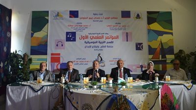رئيس جامعة دمياط يفتتح المؤتمر العلمي الأول للتربية الموسيقية