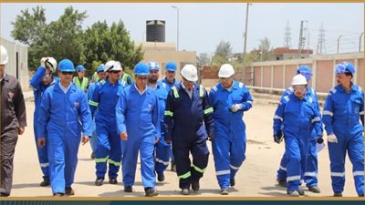 رئيس هيئة البترول يتفقد مصنع بوتاجاز البحيرة ومجمع زيوت الإسكندرية