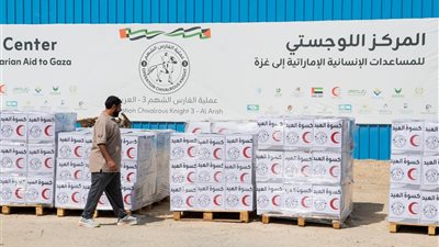 الإمارات تدفع بـ60 شاحنة مساعدات إلى غزة قبل عيد الأضحى