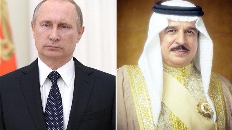 بوتين وملك البحرين