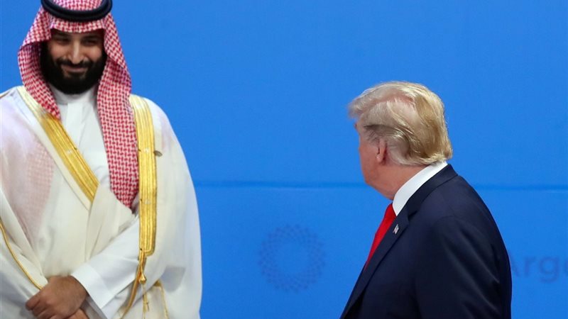 بن سلمان وترامب 