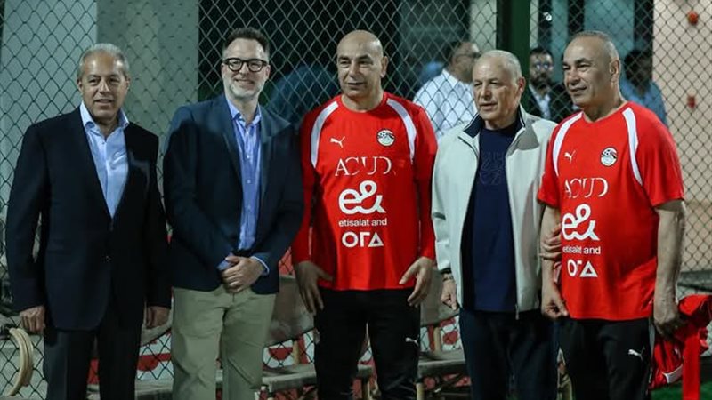 مران منتخب مصر بحضور