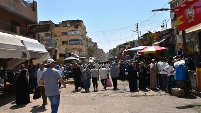 خلال جولته الميدانية بسوق السيل.. محافظ أسوان يشدد على رفع الإشغالات 