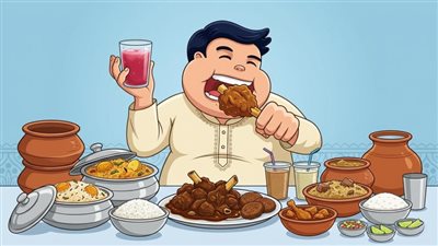 لسلامة صحتك.. طرق لتجنب الإفراط في تناول الطعام خلال عيد الأضحى