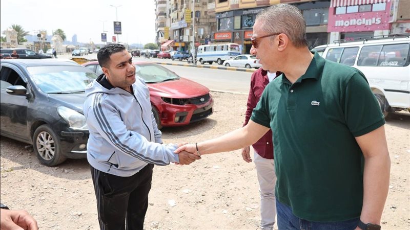 جانب من متابعة المحافظ