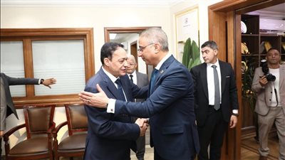 الأنصاري يستقبل مساعد وزير الداخلية لقطاع أمن الجيزة للتهنئة بـ «عيد الأضحى»