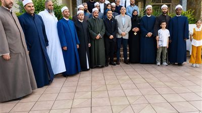  موفدو الأوقاف بموزمبيق يشاركون في مأدبة غداء بسفارة مصر