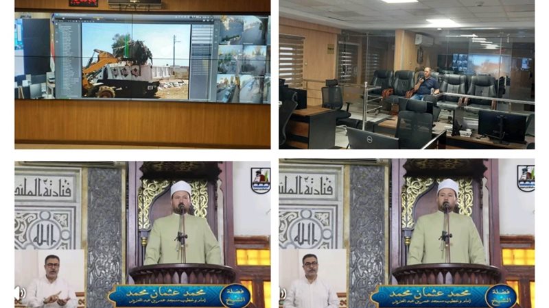 جانب من متابعة السكرتير