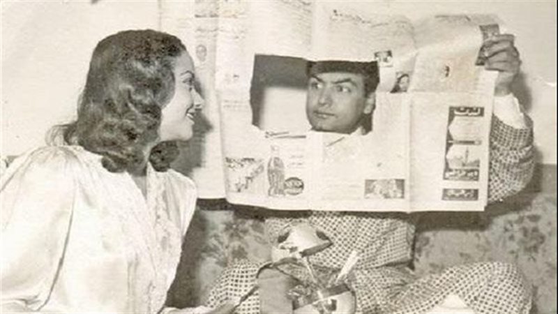 محمد فوزي ومديحة