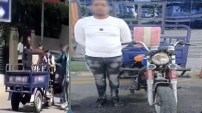 ضبط عاطل صدم فرد مرور بالإسكندرية أثناء محاولته الهروب بتروسيكل بدون لوحات 
