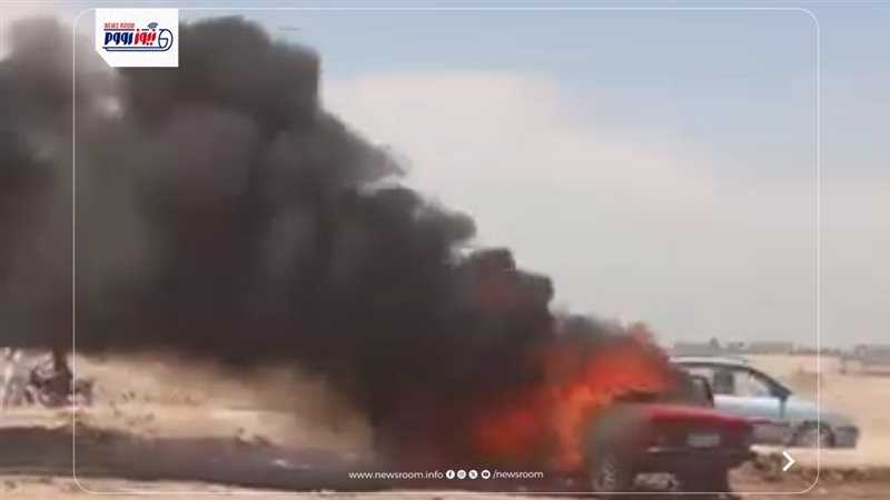 جانب من الحريق 