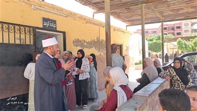 مدير وعظ الجيزة يتفقد لجنة فتوى أوسيم ويشارك في ندوة الوعي الصحي