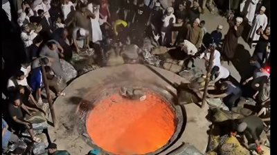 التنور العماني طريقة طهي فريدة تنضج الطعام على الجمر لأيام: بيرموا اللحمة في النار»
