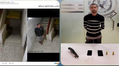 القبض علي عاطل يتسلل لعقار للتنصت للسرقة وبحوزته أسلحةبالقاهرة