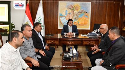 نائب المحافظ الفيوم يتابع أعمال تطوير المدرسة الفندقية بسنورس 
