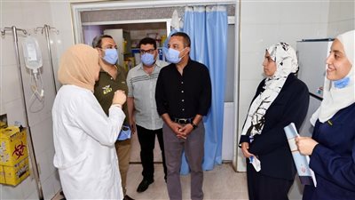 محافظ المنوفية يفاجئ مستشفى السادات ويحيل المدير الإداري للتحقيق