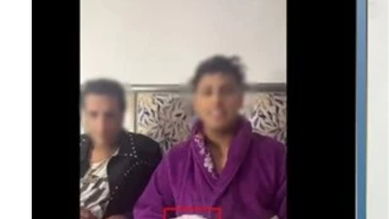 جانب من الفيديو المتداول
