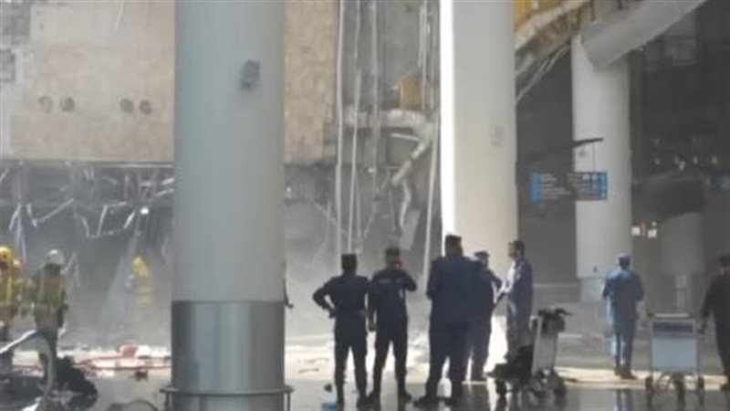 استهداف مطار الكويت