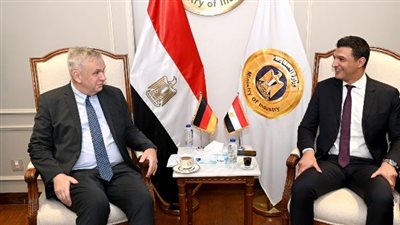 وزير الصناعة يبحث مع سفير ألمانيا التعاون الصناعي وتوطين التكنولوجيا في مصر