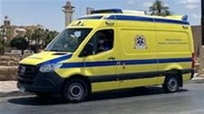 إصابتان في حالة حرجة إثر انقلاب دراجة نارية بطريق المطار بالأقصر 