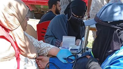 صحة دمياط والأوقاف تنفذان قافلة للتبرع بالدم وتقديم خدمات المبادرات الرئاسية