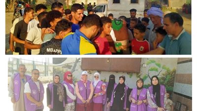 قافلة رياضية لأبناء 