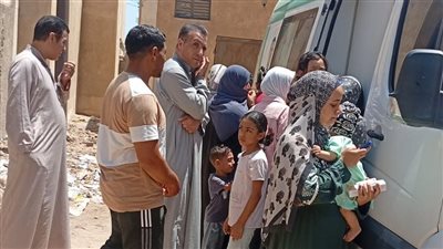 قافلة طبية لتقديم خدمات الكشف وصرف العلاج مجاناً لأهالى قرية أبو غالب بالجيزة